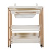 Luiertafel met bad - Smart - Clay /naturel 